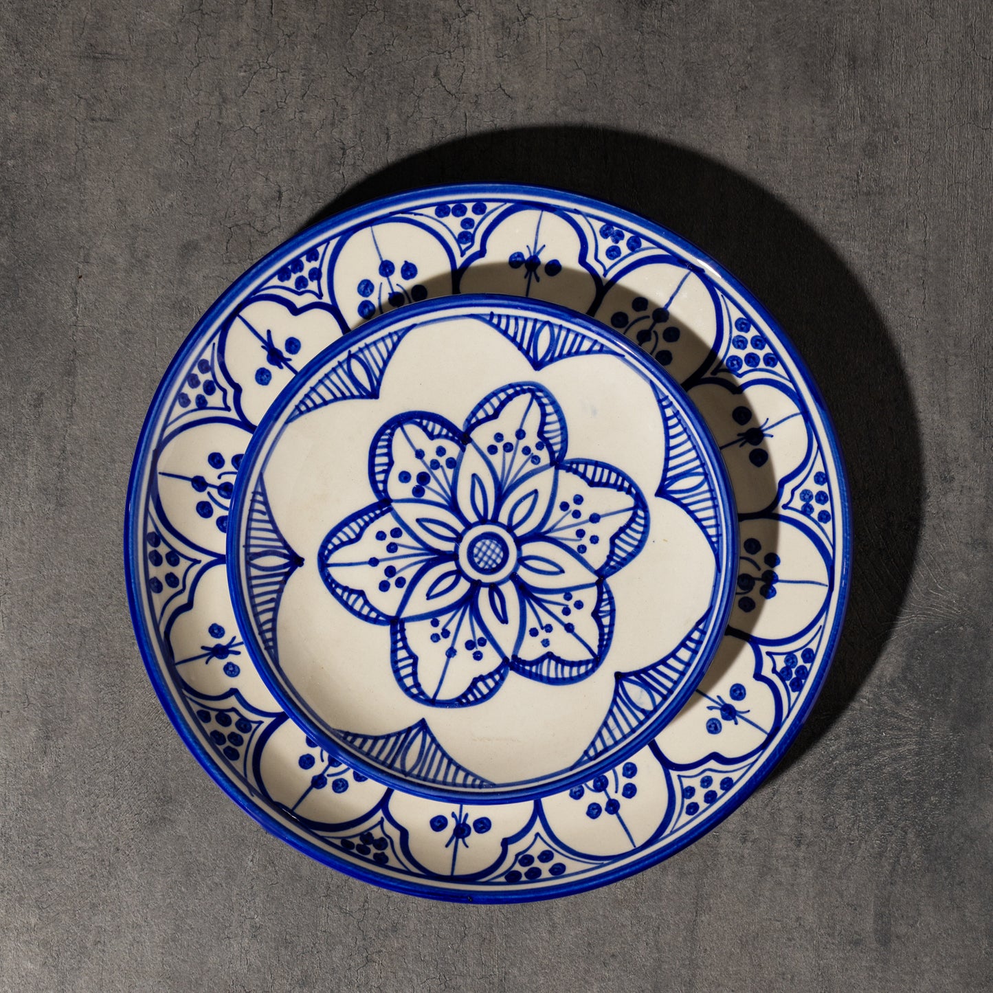 Moroccan Tangier Blossom Quarter Plate