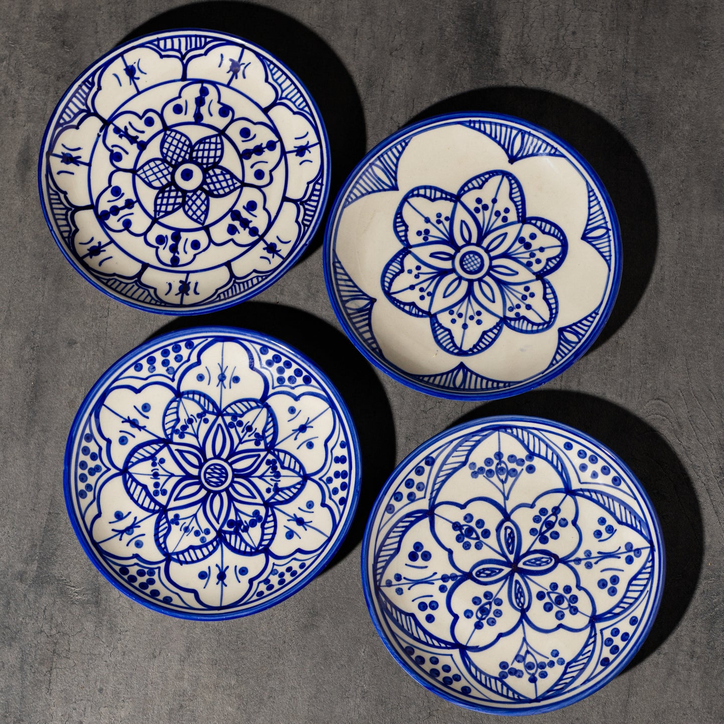 Moroccan Casablanca Bloom Quater Plate