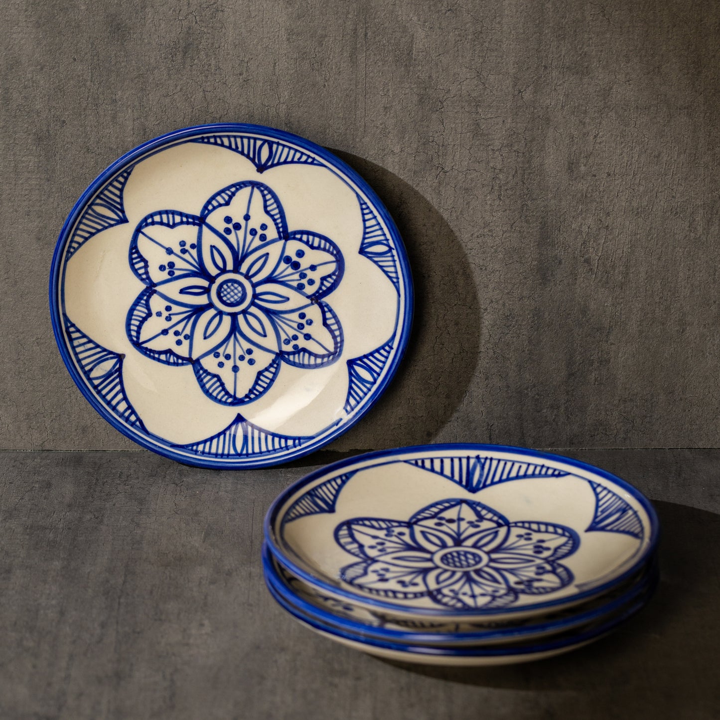 Moroccan Tangier Blossom Quarter Plate