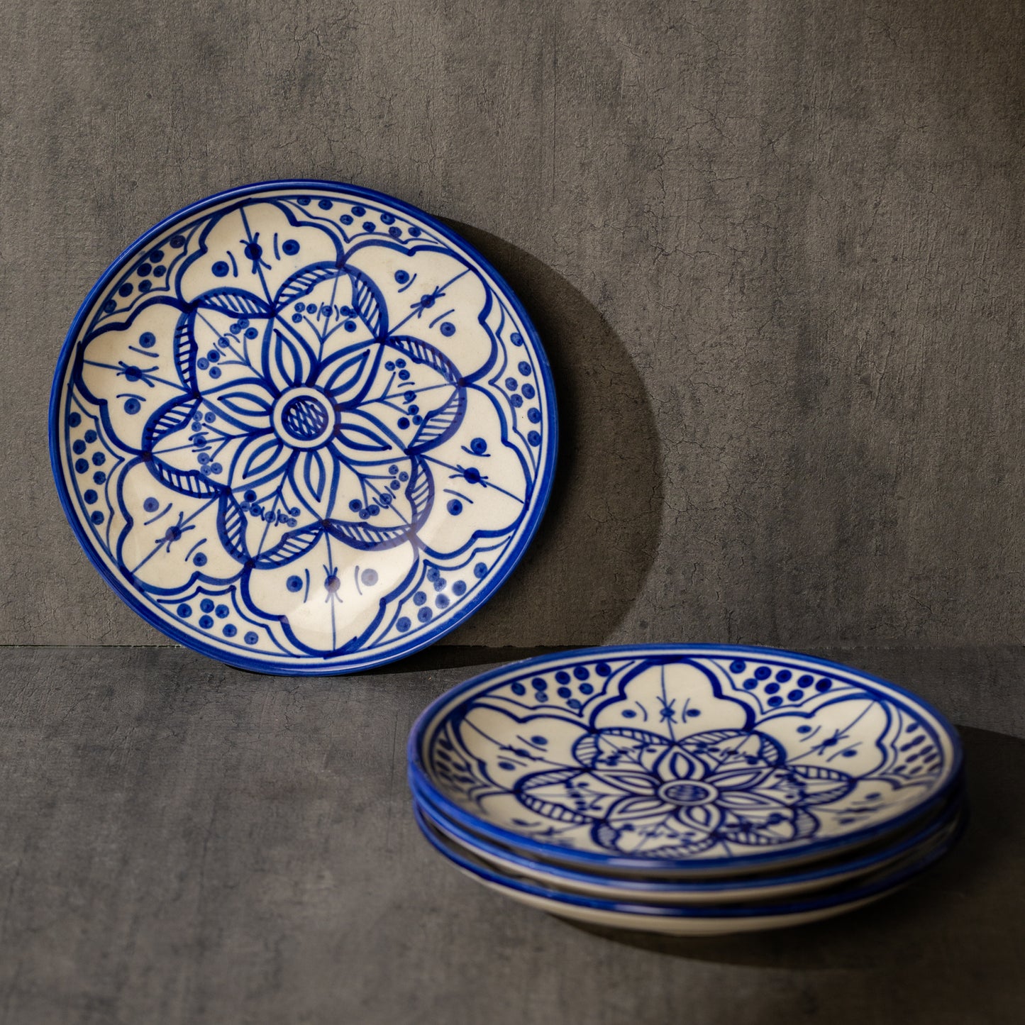 Moroccan Casablanca Bloom Quater Plate