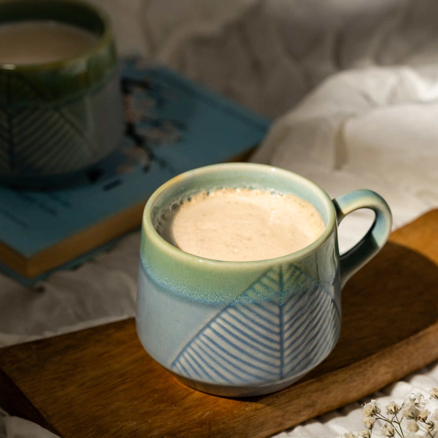 Aqua Fern Mug