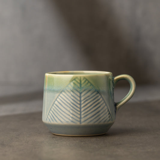 Aqua Fern Mug