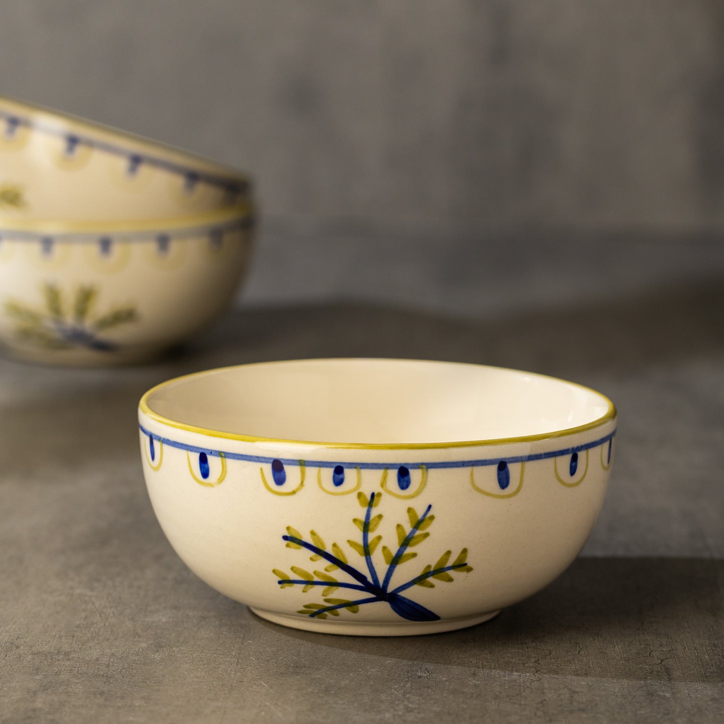 Palm Oasis Serving Bowl